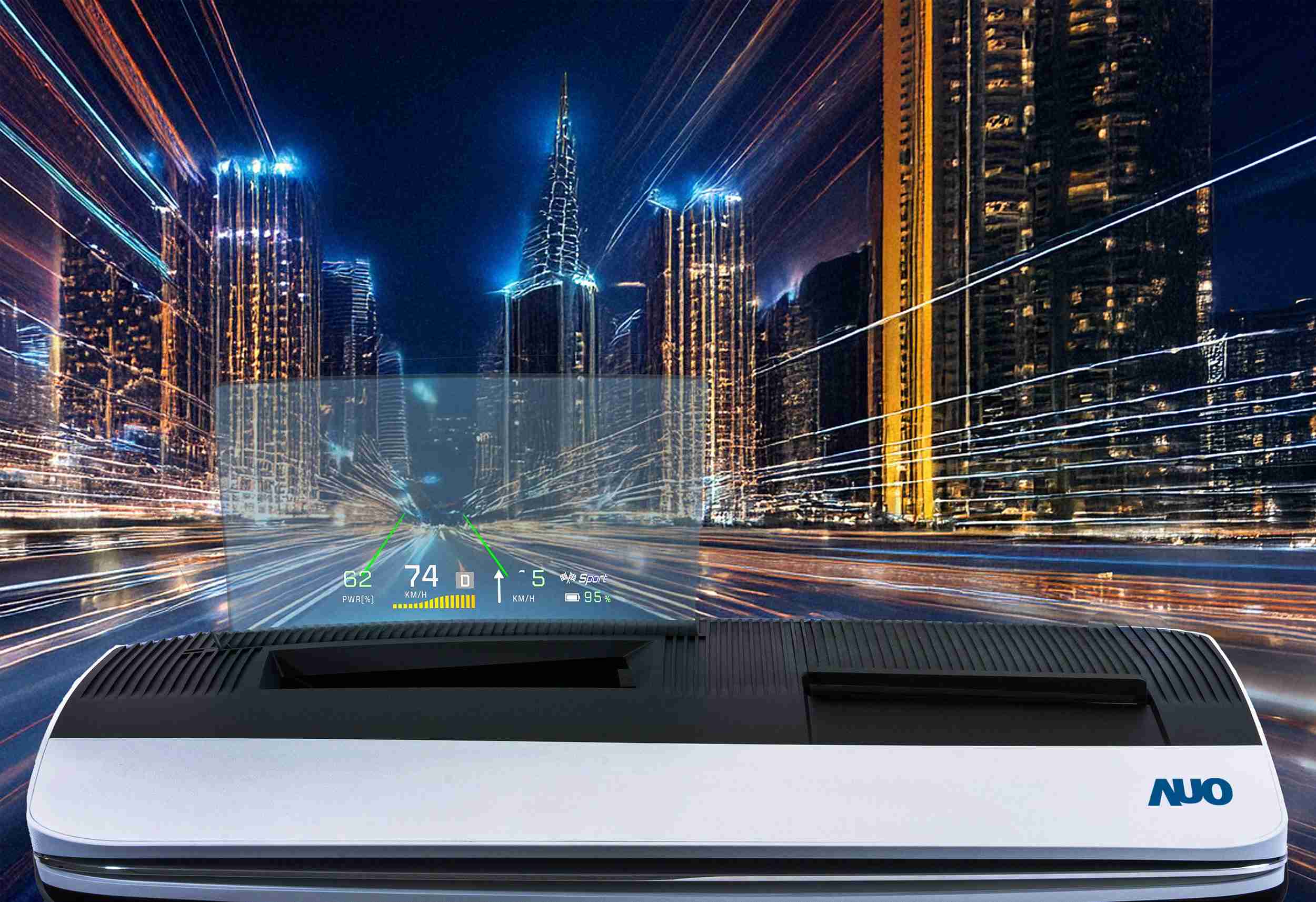 william威廉中文官网推出13吋Micro LED抬头显示器，，提供高入眼亮度、、高色彩饱和度的显示质量，，在阳光下或黑暗中都清晰可见，，，，并利用Micro LED模块体积小的优势，，，解决车用空间有限的痛点